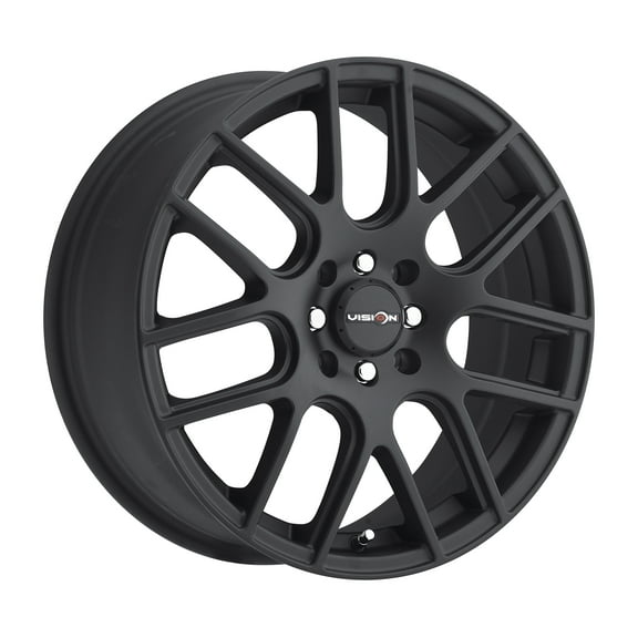 20x8.5 Vision 426H Cross Matte Black Wheel 5x4.5 (40mm)