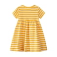 thumbnail image 2 of WIBACKER Toddler Girl's Cotton Dress Toddler Girls Summer Dress Casual Print Short Sleeve Dresses Girls Sundress 2-7 Years, 2 of 5