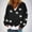 Black, variant on SROBPTY Womens Jackets, Cardigans for Women, Women's Casual Fashion Button Printed Cardigan Jacket Coat Blue,XXL