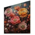 thumbnail image 2 of Designart "Ranunculus Rhapsody composition" Floral Print on Natural Pine Wood, 2 of 5