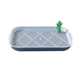 thumbnail image 1 of GROWTH TANK Dog Toilet Mesh Training Tray Potty Trainer Easy Clean Pee Pad Holder Detachable Blue Grey, 1 of 9