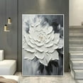 thumbnail image 2 of 1-Piece Framed Wooden Canvas Painting – Modern Abstract Floral Art Print, Stylish Wall Decor for Home, 2 of 4