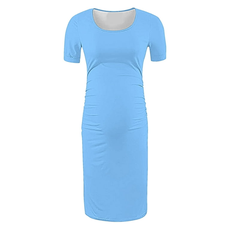 navy blue dress for baby girl Luxury Blue Maternity Wrap Gown, Baby Shower Dress XL