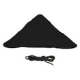 thumbnail image 3 of Tripod Stool Cloth Portable Foldable Triangle Stool Cloth Handcraft Anti Scratch Canvas Camping Stool Cloth for Fishing Black, 3 of 14