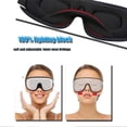 thumbnail image 2 of ER Block Light Sleep Eye Mask Suave acolchado Travel Shade Cover Rest Relax Sleeping Blindfold Eye Cover Sleep Mask Eye Patch brillar Electrónica, 2 of 5