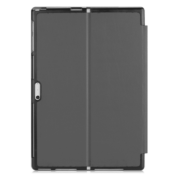For Microsoft Surface Pro4/5/6/7 Stand Cover Pen Holder 12.3" Tablet Lightweight Hard Shell (Grey)