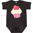 thumbnail image 3 of Inktastic Pink Cupcake, Pink Muffin, Cupcake Icing, Hearts Girls Baby Bodysuit, 3 of 5