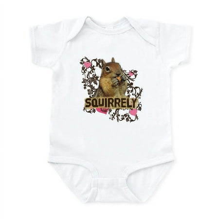 

CafePress - Squirrely Squirrel Lover Infant Bodysuit - Baby Light Bodysuit Size Newborn - 24 Months