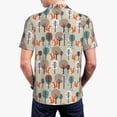 thumbnail image 6 of Wukai Squirrels and Trees Men’s Polo Shirts,Quick-Dry Athletic Shirt,Classic Fit Shirts-Medium, 6 of 8