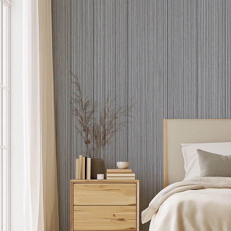 Fabric Texture PVC Fabric textile base Peel and Stick Wallpaper Self Adhesive Linen Look Wall cover Waterproof Washable Removable Vinyl Roll for Living Room Bedroom Accent Wall DIY Wallpaper self-adh