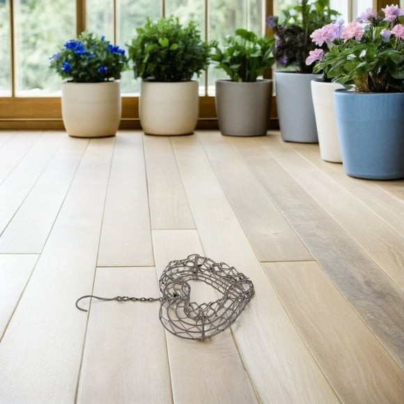 MERRYHAPY Colgador De Plantas Corazón De Hierro Rosa Con Vintage Para Interiores Y Exteriores
