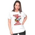 thumbnail image 3 of Santa Papa Smurf Christmas Presents Women's T Shirt Ladies Tee Brisco Brands M, 3 of 5