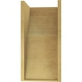 thumbnail image 4 of 12"W x 12"D x 24"H Wide Crestline Rough Cedar Woodgrain TimberThane Corbel, Primed Tan, 4 of 6