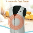 thumbnail image 4 of V-Neck Heated Vest, Electric Thermal Shirt for Men & Women, 3 Speed Temp Heating Vest Waterproof Heated Jacket Vest, 5 Heated Zones Waistcoat for Camping Fishing Outdoor Cycling, 4 of 8
