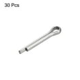 thumbnail image 3 of Unique Bargains Split Cotter Pin, 2x10mm 316 Stainless Steel Clip Fastener Fitting, Silver 30Pack, 3 of 5