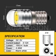 thumbnail image 2 of Ruiandsion E10 Base LED Upgrade Bulb 2W 3V Warm White Replacement for Lamps Flashlights Torch Light Bulbs 2pcs, 2 of 6