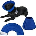 thumbnail image 1 of 6-Anti-Morsure Protection Cône Collerettes pour Chien Chat de Chiot Collier Blessure Protecteur de Cône de Cou Réglable, 1 of 5
