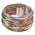 thumbnail image 3 of Pulsera para mujer fácil de usar, brazalete de moda, duradero, accesorios para atuendos con Cham púrpura verde, 3 of 9