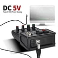 thumbnail image 2 of Q12 Computer Recording Sound Card 16Bit/48KHZ Portable Sound Card Mixer for Guitar Home Studio Q12, 2 of 5