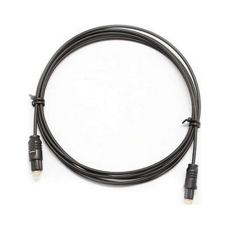 Deyuer 7.1 Surround Sound Fiber Optical Digital Toslink Audio Cable Speaker  TV Cord,Black 5m 