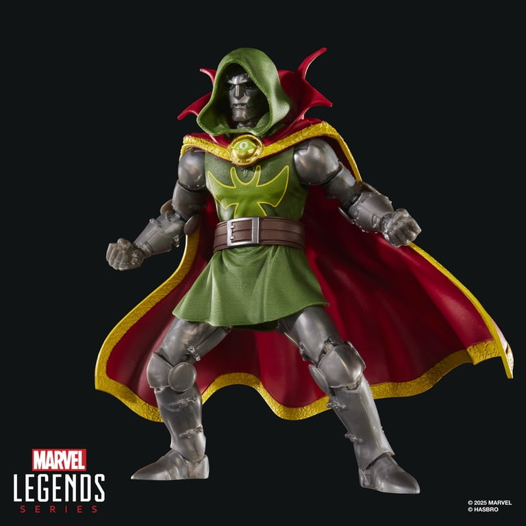 Hasbro Fantastic Four Comics Marvel Legends Emperor Doom action