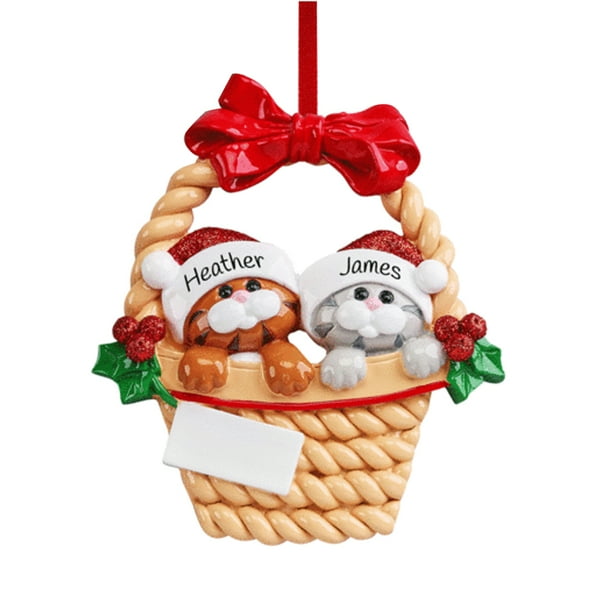 Pareja Árbol De Navidad Colgante Colgante Resina Decoración Regalos Árbol De Navidad Decoración Suministros Para Fiesta De Navidad Advancent HA043960-05