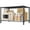 Black, variant on REIBII 2 Tier Wire Shelving Unit with Wheels,Heavy Duty Kitchen Appliance Shelf,36"W x 18"D Metal Storage Shelves for Pantry Garage Laundry,300 lbs Per Shelf,Black