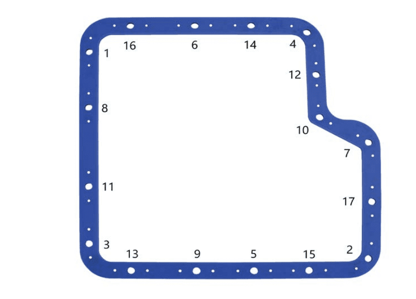 Moroso 93108 Perm Align Transmission Pan Gasket for Ford C6