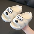 thumbnail image 3 of D-GROEE 1 Pair   Kids Little Kids Slippers, Cartoon Cute Dog Shape Kid Summer Slip On Slides, Slippers Anti-slip Water Shoes, Indoor Outdoor Lightweight Slippers for Boys and Girls, 3 of 10
