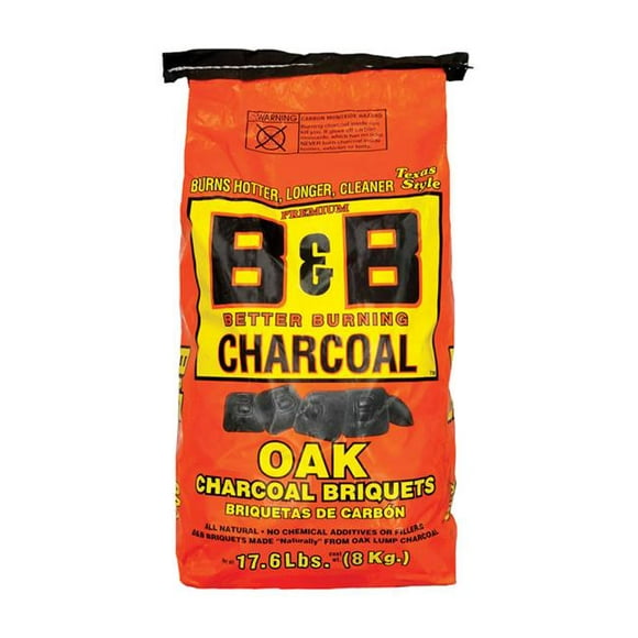 B&B Briquettes Charcoal en Chêne Biologique de Colibri 17,6 lbs