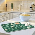 thumbnail image 6 of Christmas Trees Dish Drying Mat for Kitchen Counter, Super Absorbent Reversible Dish Drainer Rack Pad Coffee Bar Mat, 18 x 24 inch, 6 of 7