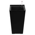 thumbnail image 6 of Anvazise 2Pcs Tall Planters, Resin Flower Pot for Outdoor Indoor Plants, Outdoor Planter for Front Porch Door Balcony Deck, with Visual Water Level, Dual Buckle, Tray, 21.7", 6 of 13