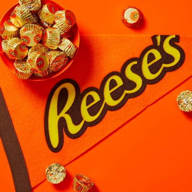 Reese's Miniatures Milk Chocolate Peanut Butter Cups Candy, Family Pack 17.6 oz (Pack of 2)