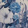 thumbnail image 6 of HAOXIT Round Table Cloths, Elegant Blue Rose Flowers Party Tablecloth Round Table Covers for Kitchen Dinning Wedding Decoration, Anti-Stain/Wrinkle, Washable 31-35, 6 of 8