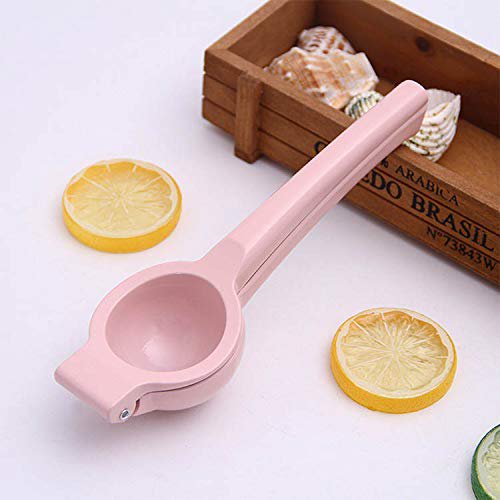 Metal Manual Citrus Lemon Lime Squeezer Juicer, Fruit Juicer, Metal, Kitchen Tool (Pink)