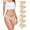 Soft Veil, variant on Aijolen Seamless Thongs for Women No Show Soft Invisible Camel Proof Panties Ice Silk 6 Pack(S,Blue Hour)