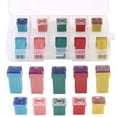 thumbnail image 4 of 10x Fuses Pack Kit 20A 30A 40A 50A 60A Car Auto Van Square Assortment Fuse, 4 of 7