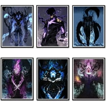 Solo leveling poster,Japan Anime Poster set,The painting on the wall of the anime posters room,anime decor wallpaper(Anime,8x10inchx6pcs Unframed