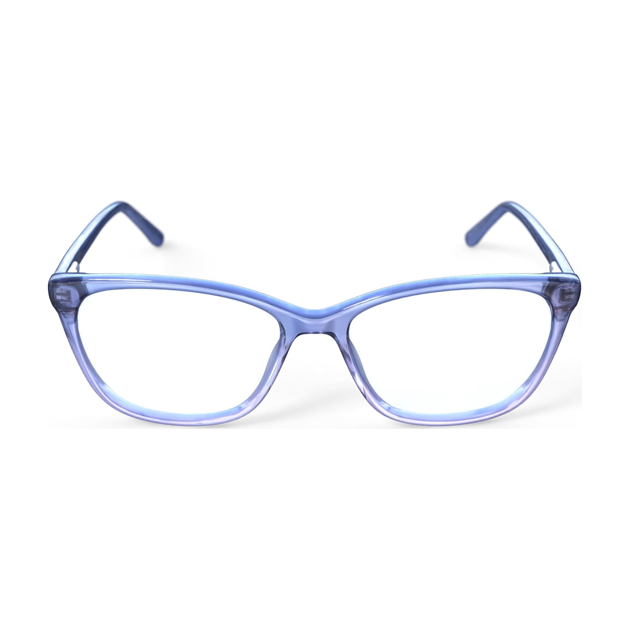Womens Pam Rx'ble Eyeglasses with Case, SMOKE