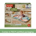thumbnail image 7 of Fisher-Price Planet Friends Roly-Poly Panda Baby Activity Play Mat with 2 Toys, 7 of 7