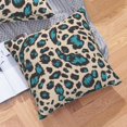 thumbnail image 6 of Multi-Size Linen Sofa Pillow Cover Invisible Zipper Open And Close Strong Use For Sofa Chair Garden Sofa Car Leopard Print Style Paleturquoise_3 20"X20", 6 of 7