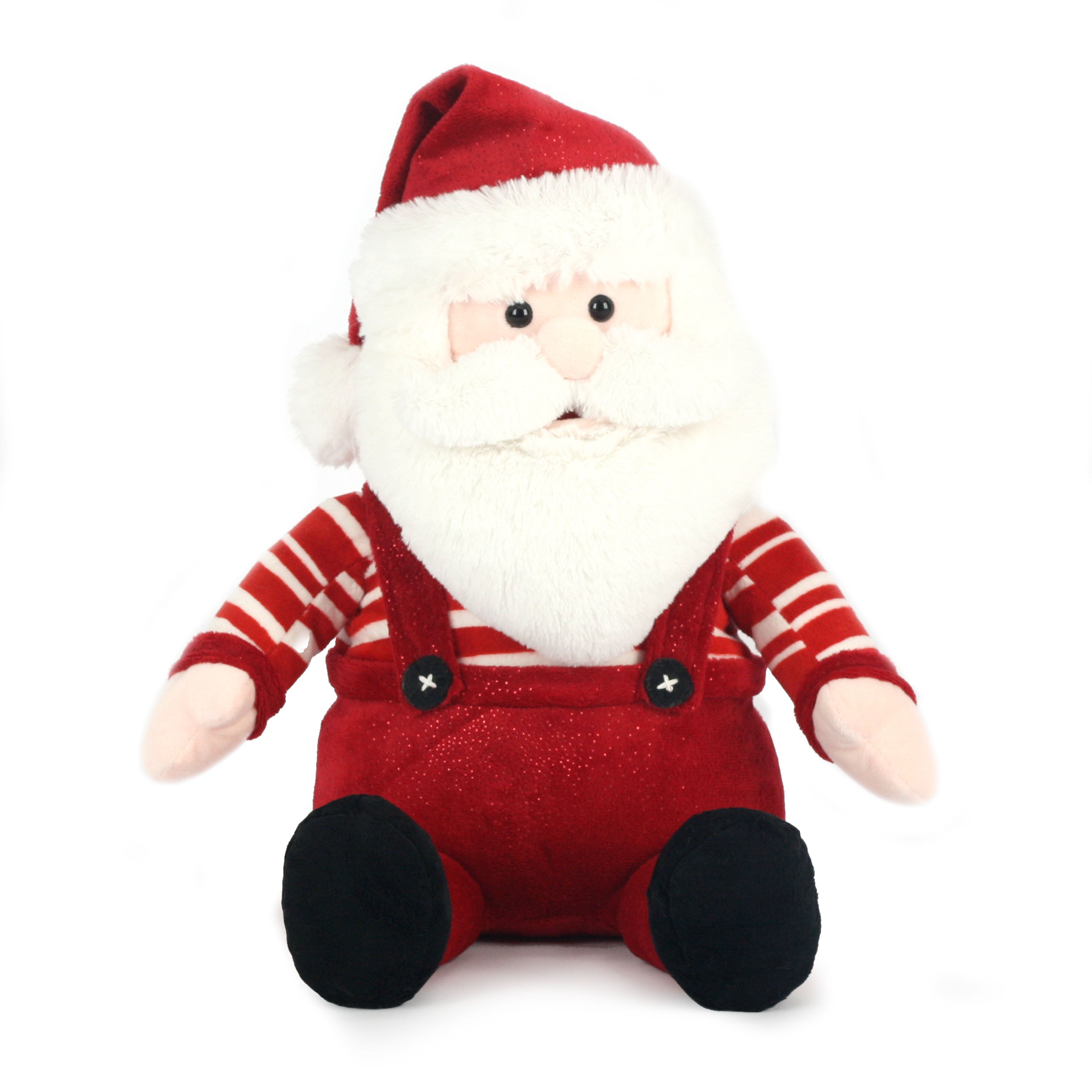 Prestige Toy Santa Claus Christmas Baby Rattle NWT New Plush Winter Holiday 