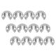 thumbnail image 2 of ColoMX 12 piezas de 12 piezas Muebles resistentes Conectores de espejo de la espejo Tornillos Conectores Tornillos Tornillos Fijar clips Accesorios de fijación, 2 of 7