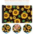 thumbnail image 2 of Large Gaming Mouse Pad with Stitched Edges, Desk Pad Protector, Computer Keyboard Mouse Mat Non-Slip Cute Desk Decor for Home/Office/Study Accessories+ Coaster, Sunflower Yellow, 2 of 5