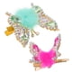 thumbnail image 3 of FELTECHELECTR 2 pinzas para el pelo con forma de mariposa y alas móviles, pinzas decorativas y pasadores., 3 of 4