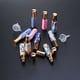 thumbnail image 3 of EeaseMX Botella de perfume vacía, botella de vidrio con atomizador y embudo pequeño (color aleatorio)., 3 of 8