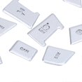 thumbnail image 2 of 6PCS Car Driving Auxiliary Button Sticker Trim Silver Aluminium Alloy Replacement for X5X6 10‑13, 2 of 4