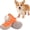 Orange, variant on Dog Shoes,4-piece Set With Knob Adjustment,Non Slip Sole,Paw Protection,Suitable For Outdoor Walking,Hiking,Hot Roads And Rainy Days,Suitable For Small And Medium-sized Dogs.