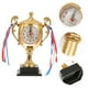 thumbnail image 3 of KAKOWELY Reloj despertador con forma de trofeo para estudiantes, regalo de graduación (dorado), 3 of 5