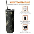 thumbnail image 7 of Pisces Tumbler with Lid and Straw, Astrology Tumbler, Gothic Tumbler, Constellation Cup/Mug, Zodiac Gifts for Men Women, Constellation Gifts, 20oz Slim Tumblers with Lids and Straws, 7 of 7
